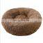 Cross border dog kennel Large, medium and small dogs with thick plush round pet kennel cats and dogs on cat bed