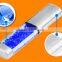 3D customized logo crystal glass 8gb usb flash drive 2.0 to 3.0 with led light
