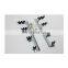 Chrome Linear Spark Plug Wire Separators Divider Loom Black Valve Cover
