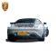 High Quality RZ Style Carbon Fiber Side Skirt Rear Spoiler Body Kit For Mercedes Bens AMG GT