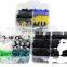 Car Retainer Clips & Plastic Fasteners Kit Fender Rivet Clips 16 Most Popular Sizes Auto Push Pin Rivets Kit