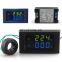 AC 80-300V 0-100A HD Yellow Blue LCD Active Power Digital Dual LED Display Voltmeter Ammeter Panel Amp Volt Meter D85-2042AG
