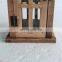Outdoor Garden Brown Rustic Antique Vintage Handmade Decorative Wooden Candle Lantern