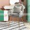 Restaurant Chair Wholesale Pink Nordic Luxury Gold Metal Modern Cheap Velvet Sofa Dining Rooms Hotel Furniture Restaurant Chairs