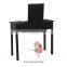 Mirror Makeup Dressing Table Writing Desk with 2 Drawers