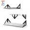 Kitchen decoration floating rustic style set of 3 small wood floating shelf