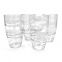 Wholesale Custom Whiskey Wine Water Glass Set Acrylic Drink Glasses Cups Colors Hard Crystal Reusable Plastic Cup