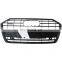 NER style front grille for Audi A6 A6L ABS material center front bumper grills for Audi S6 facelift 2019