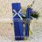 2015 Novelty Product Royal Blue Customized Wedding Scroll Invitations Christain