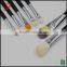 Make-up Cosmetics Brush Set With Makeup Case ,fashion Black Wood Handle Make up Brushes