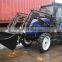 Hot sell Tractor 80hp 4 cylinders engine with front loader and backhoe 80hp tractor