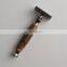 Black Chrome Durable Reusable  Eo-friendly Metal Razor Bamboo Shaving Safety razor