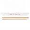 100% Bamboo Disposable Round Chopsticks Wrapped in PE Plastic Sleeve