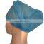 Hot sale non-woven disposable round cap For Hospital And Food Industry bouffant surgical cap