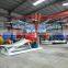 amusement park rides outdoor crazy spinning double adult kids flying chairs