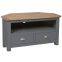 Aspen Dark Grey Oak Corner TV Unit