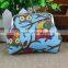 Stock Wholesale Vintage Owl Printing 6 Colors Canvas Snap Lock Owl Coin Purse