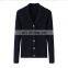 New Arrival Women's 100% Cashmere Cardigan Winter Polo Shirt with Ribbed Knitting Button Decoration Solid Pattern Formal Style