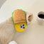 Cartoon Cute Hamburger Slippers Soft Protective Shockproof Mobile Phone Accessories Cover Case For IPhone 14 15 Pro 16 Pro Max
