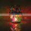lamp style mosaic glass tealight candle holder for wedding candle lanterns
