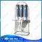 Well equipped stainless steel hanging kitchen utensil set