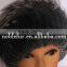 good quality real rabbit with silver fox fur round top beret hat
