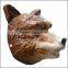 Brown dog head animal party mask