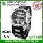 LP7325 Best quality 3atm water resistant dual watch with rubber watch strap