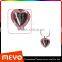 Popular heart shaped key chain pen card holder in gift box set for business