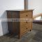 Three drawers bedside table wood storage nightstand for bedroom furniture