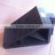 KW202 Factory whole sale rubber mould wheel chock with handle