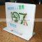 three side menu holder restaurant table menu holder acrylic flip menu holder