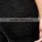 black ripped skinny men denim jean color fade proof men jean OEM service