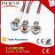 High Brightness Metal 10mm 12v White led pcb indicator lights with 20cm wire