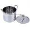 2015 tall stainless commercial steel heavy duty stock pots made in china