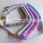 wholesale audio /DC3.5MM transparent spring cable with metal connector