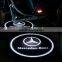 wireless plug and play led door logo laser light welcome light
