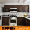 New Design Classic Customized Wood Veneer Kitchen Cabinet with HPL Finished