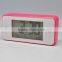 digital iphone clock, smart light calendar clock, LCD iphone shape clock