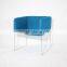 simple hotel furniture fiberglass square chair