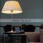 Transparent Glass Table Lights with Reeded Clear Glass Shade for Study Room