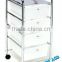 Yulong 6 plastic drawers storage organizer with wheels