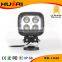 4 inch Hottest!!! 4" 40W Square Cube Flush mount pods 10w LED work light pods Crees led pod for offroad