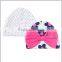 Full print fashion new born 2 pack knitted caps