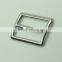 Eco-friendly Zinc alloy fashion metal curved tri-glide buckle for 38mm belts