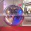 Christmas hanging rotating disco yellow mirror plastic ball mirror ball 12 inch