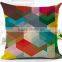 Wholesale canvas 3d digital printed sofa seat cushion covers with customized designs