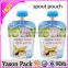 Yason ziplock spout pouch zipper doypack bags made in china /water spout pouch bag