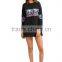 Hot sell fashion women pullover sequin hoodie top