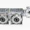 Combination of NMRV030-040 die cast aluminum housing case agriculture gearbox, motor speed reducer reducers gearing arrangement